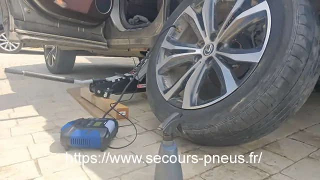 Dépannage pneu crevé